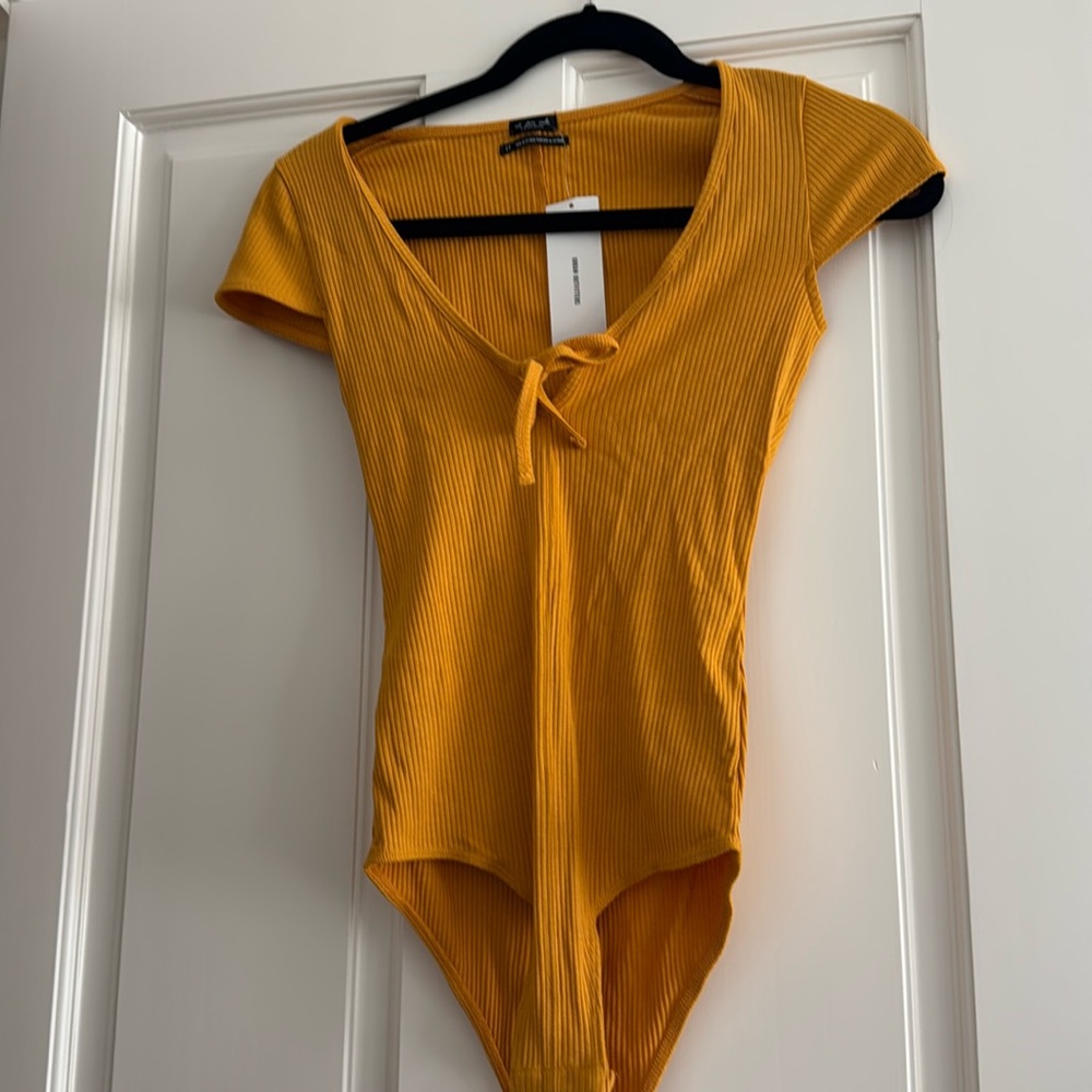 Mustard new bodysuit